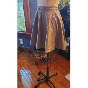 Taupe Faux Leather Mini Dress